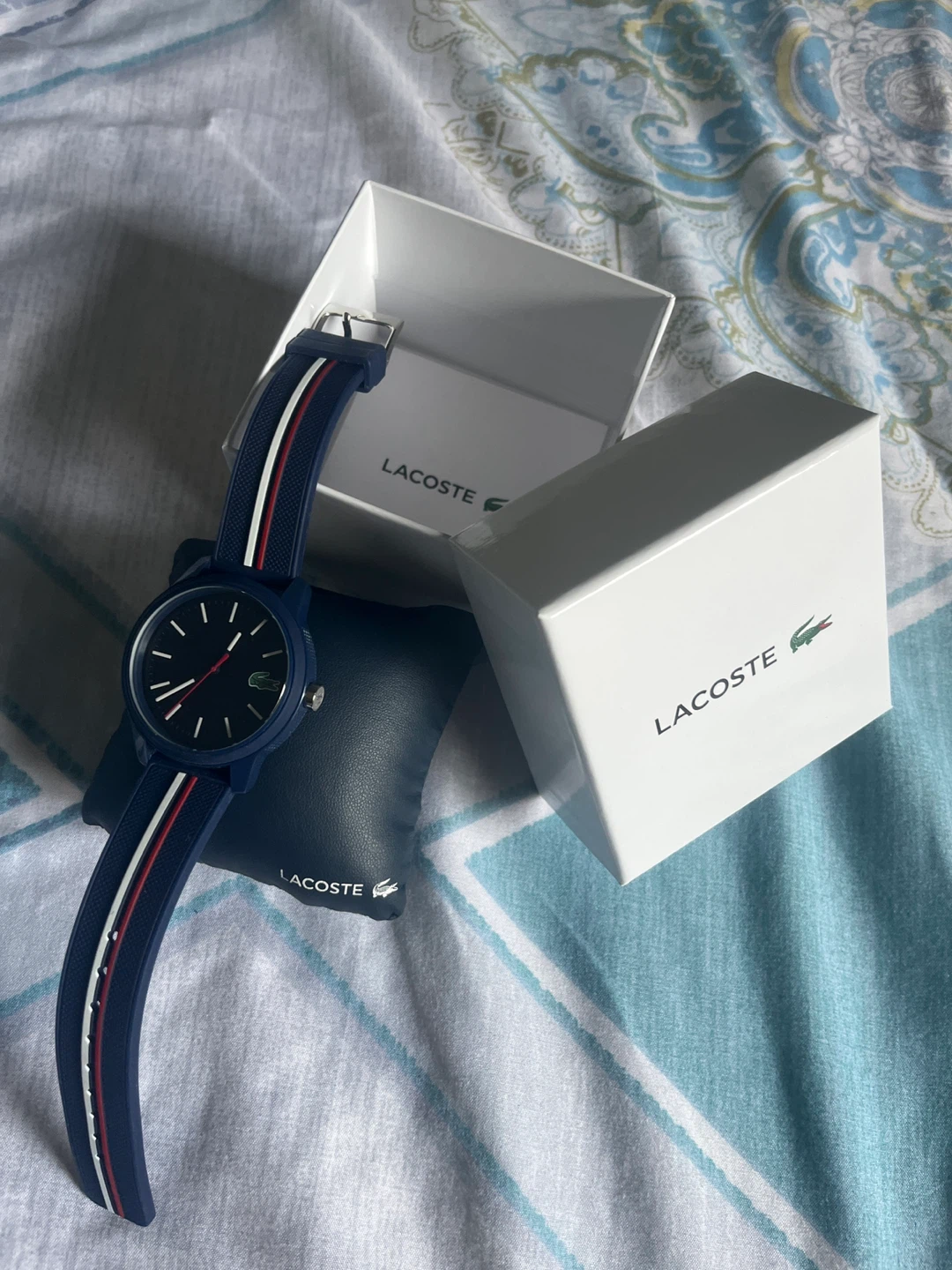 Lacoste Navy Blue Silicone Watch