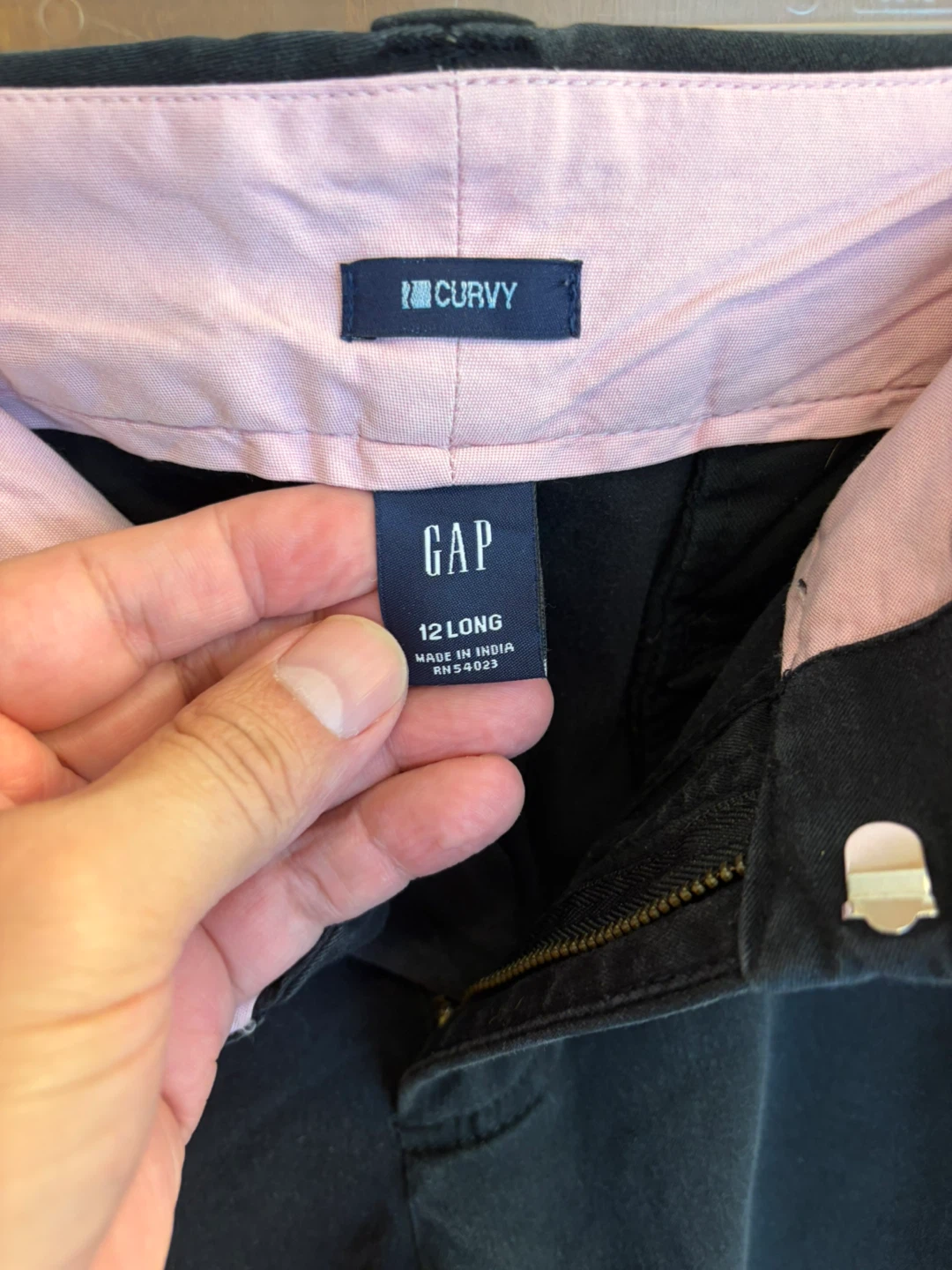 Gap Curvy Black Pants Size 12 Long - photo 2