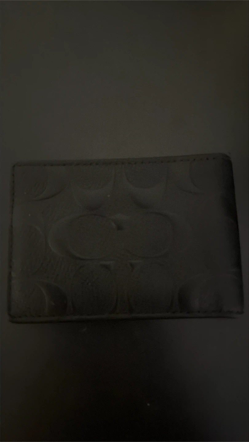 Coach Signature Embossed Leather Card Case - photo 2