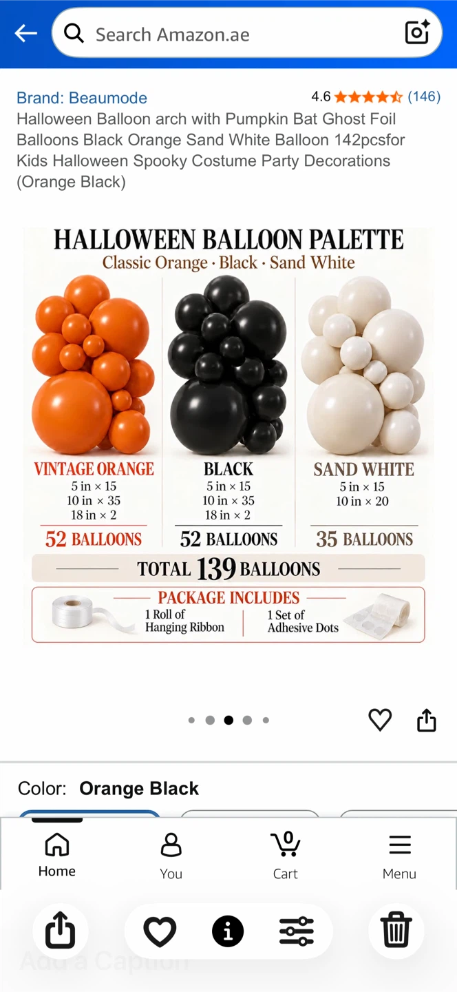 142 Pc Halloween Balloon Arch Kit - photo 4