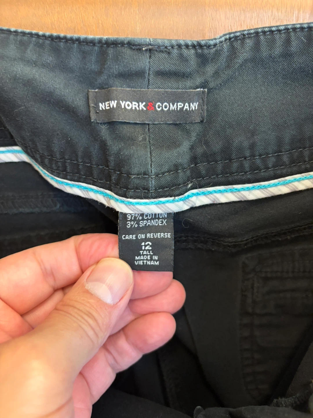New York & Company Black Pants Tall Size 12 - photo 2