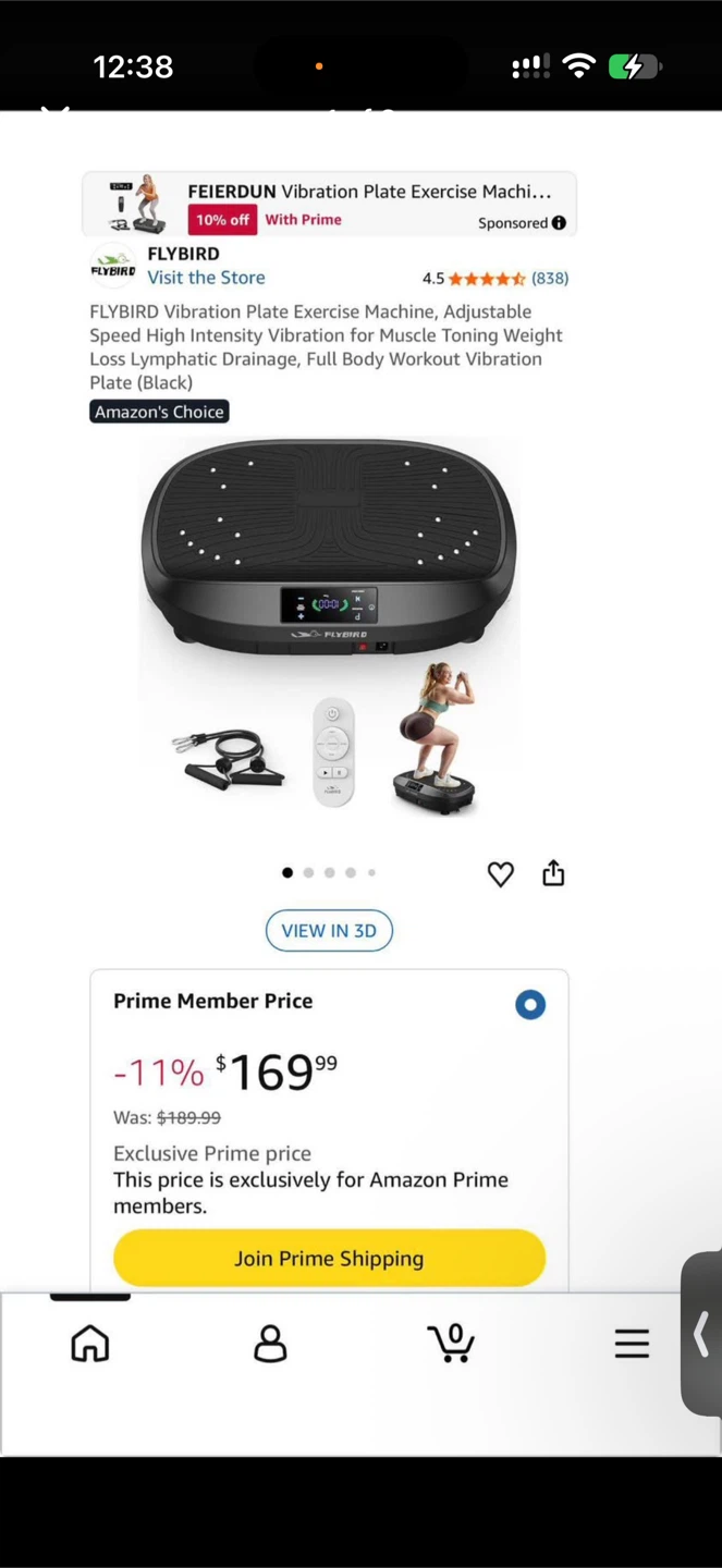 FLYBIRD Vibration Plate Exercise Machine