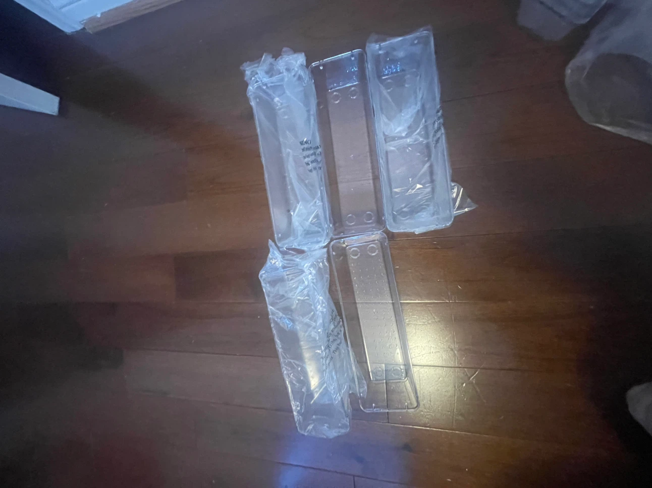 Clear Plastic Organizer Bins - Set of 30 - photo 3
