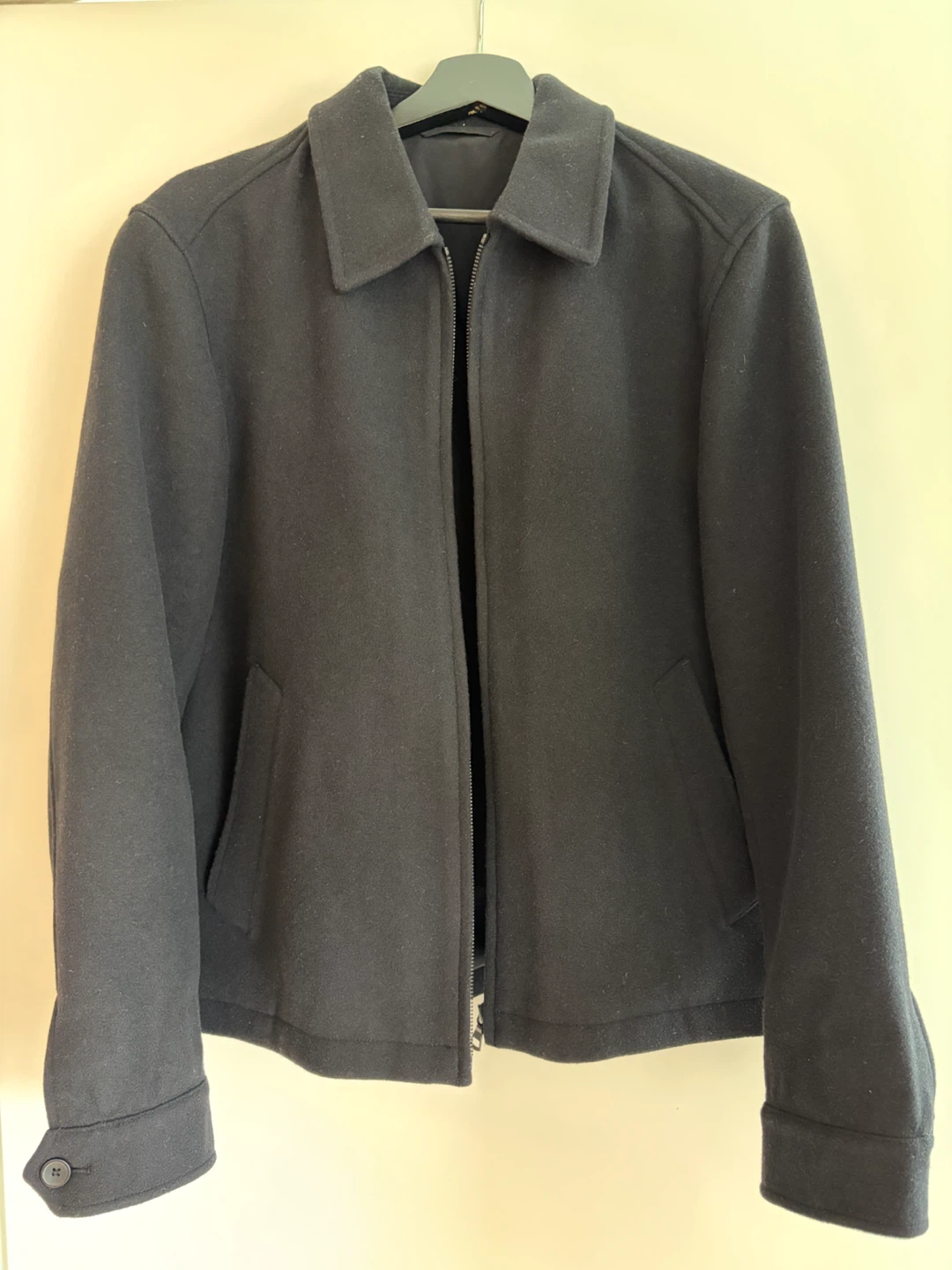 Uniqlo Navy Jacket Single Collar Blouson - photo 2