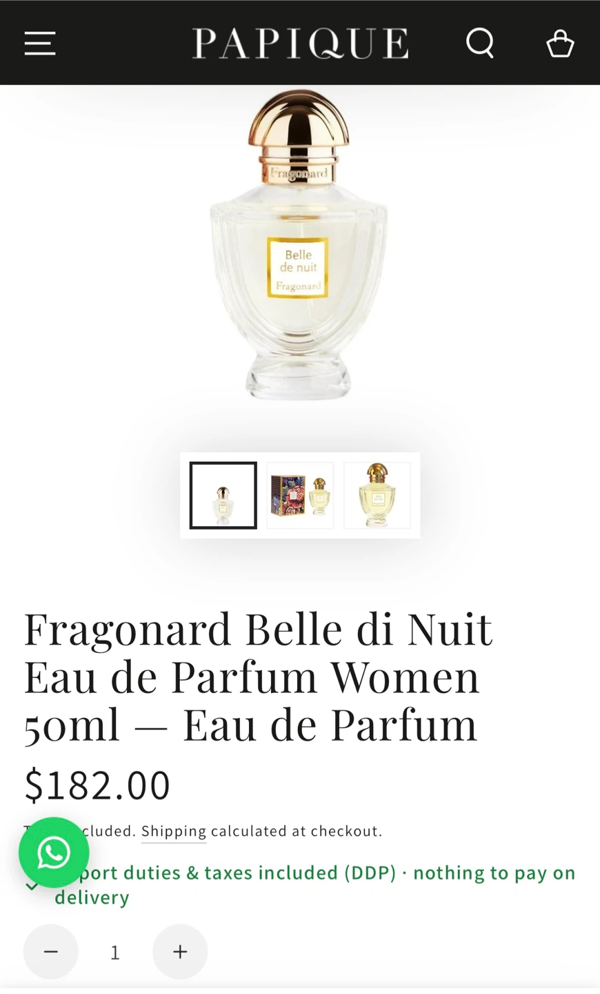 Fragonard Belle de Nuit Eau de Parfum 50ml - photo 2