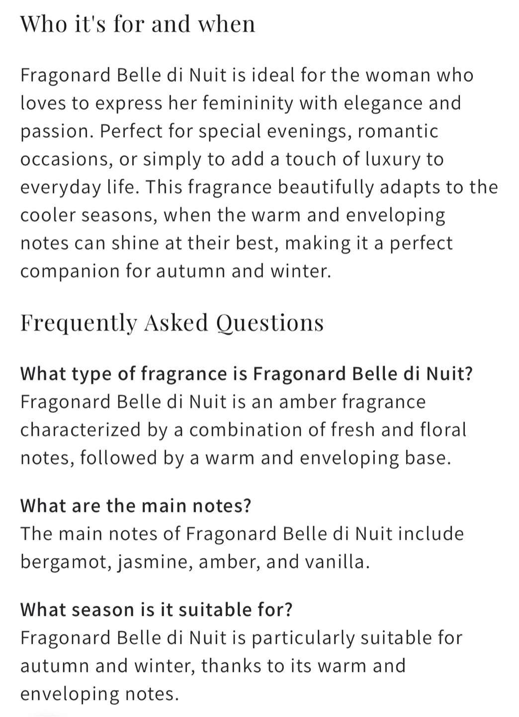 Fragonard Belle de Nuit Eau de Parfum 50ml - photo 4