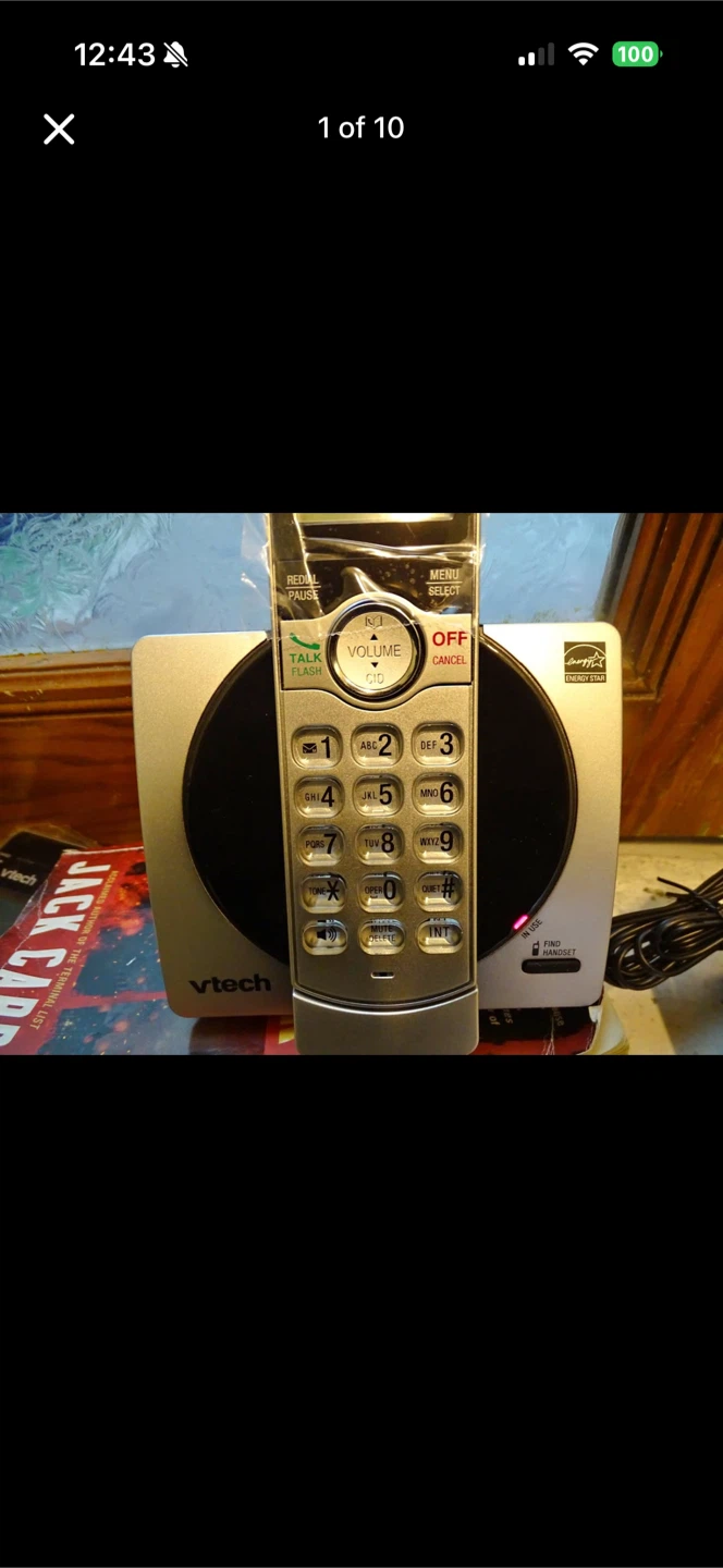 VTech Cordless Telephone Handset and Base