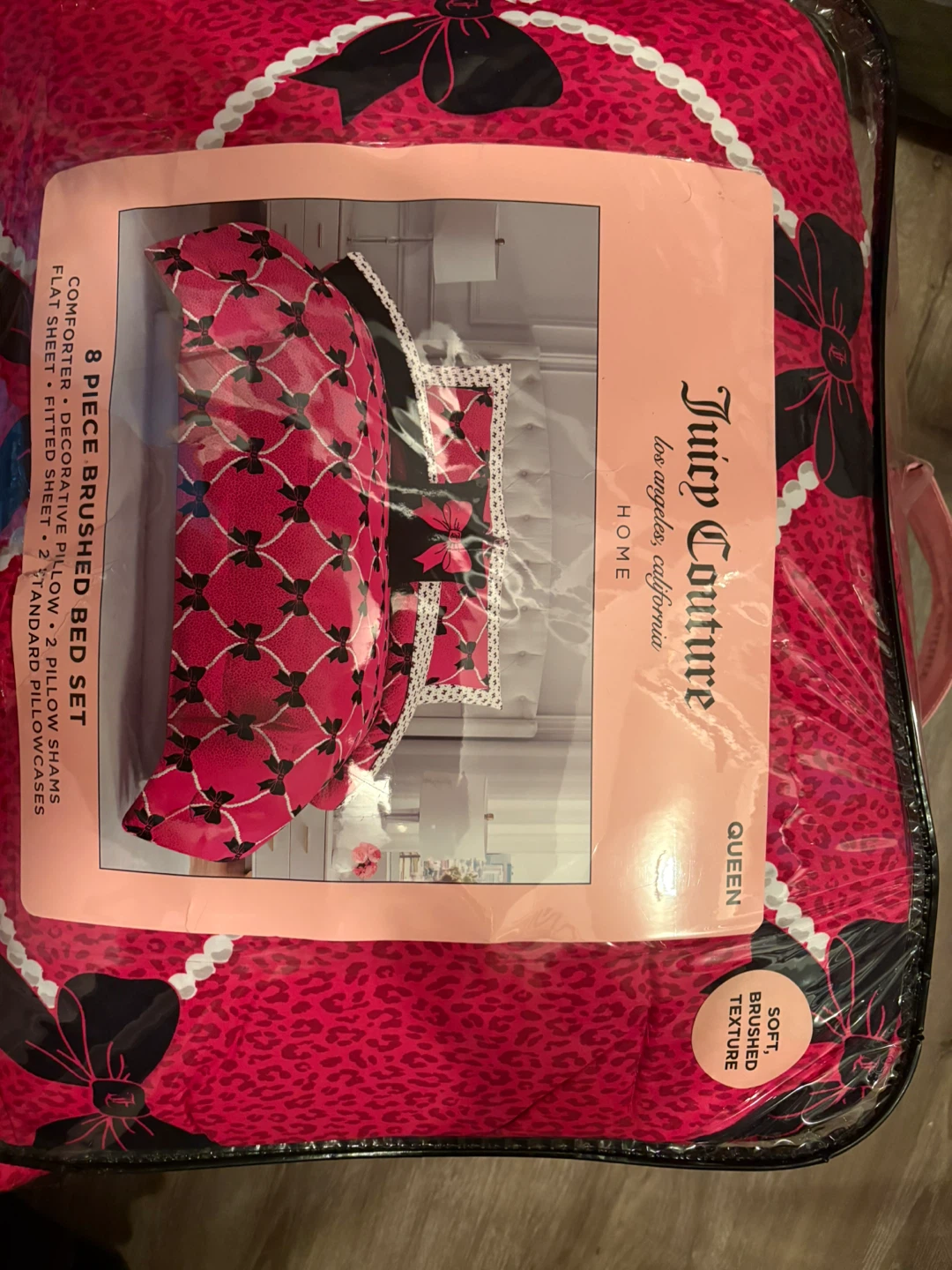 Juicy Couture Queen 8-Piece Brushed Bed Set - photo 5