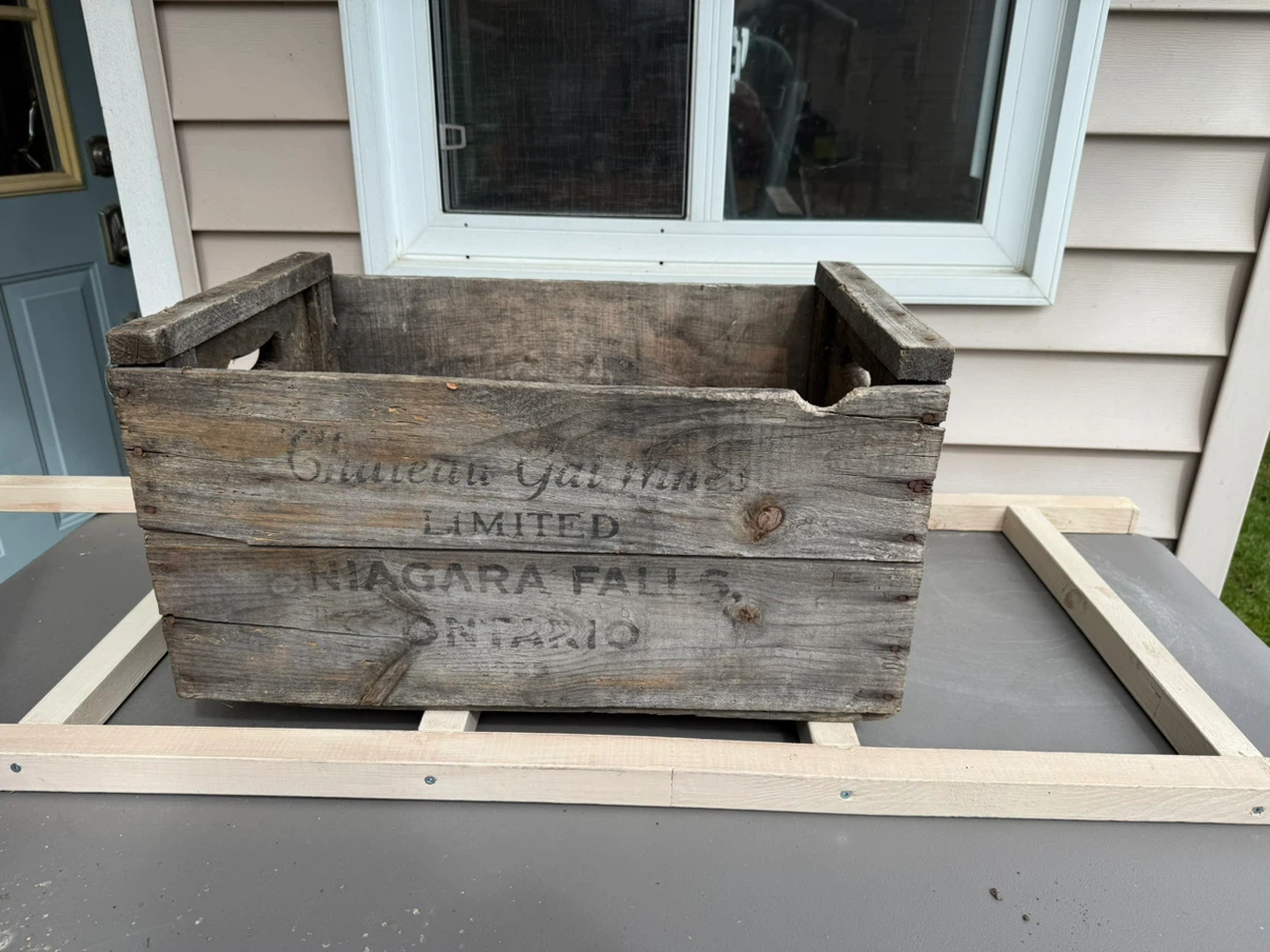 Vintage Chateau Gai Wines Wooden Crate