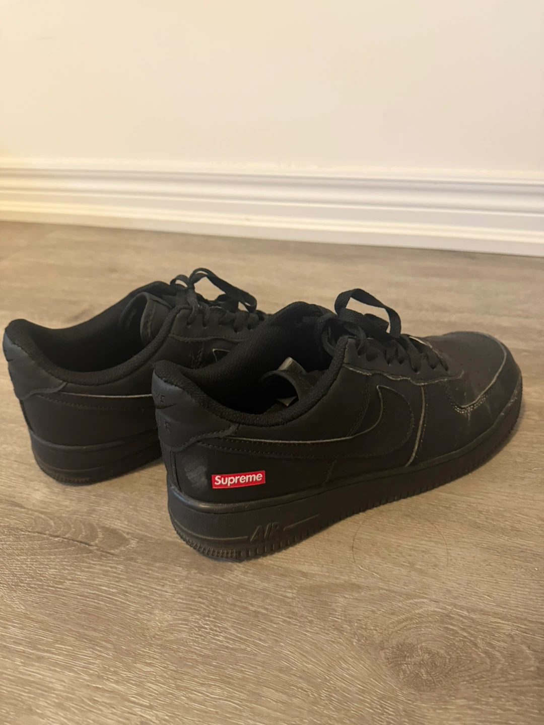 Nike Airforce 1 supreme black - photo 2
