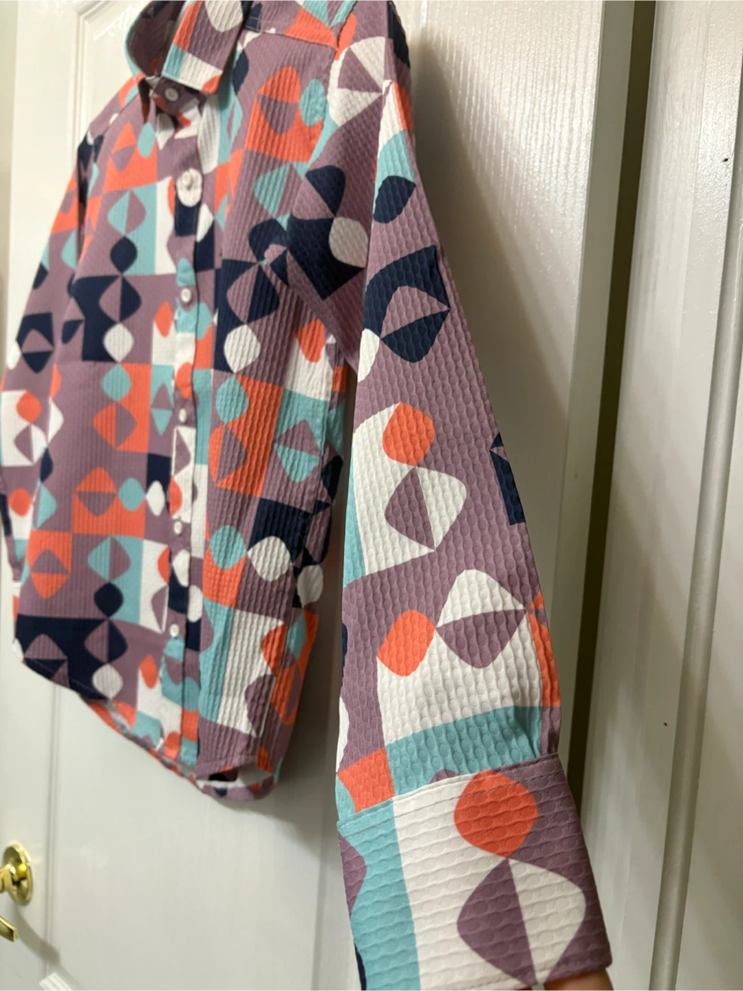 New Codes By V Geometric Print Shirt - photo 5
