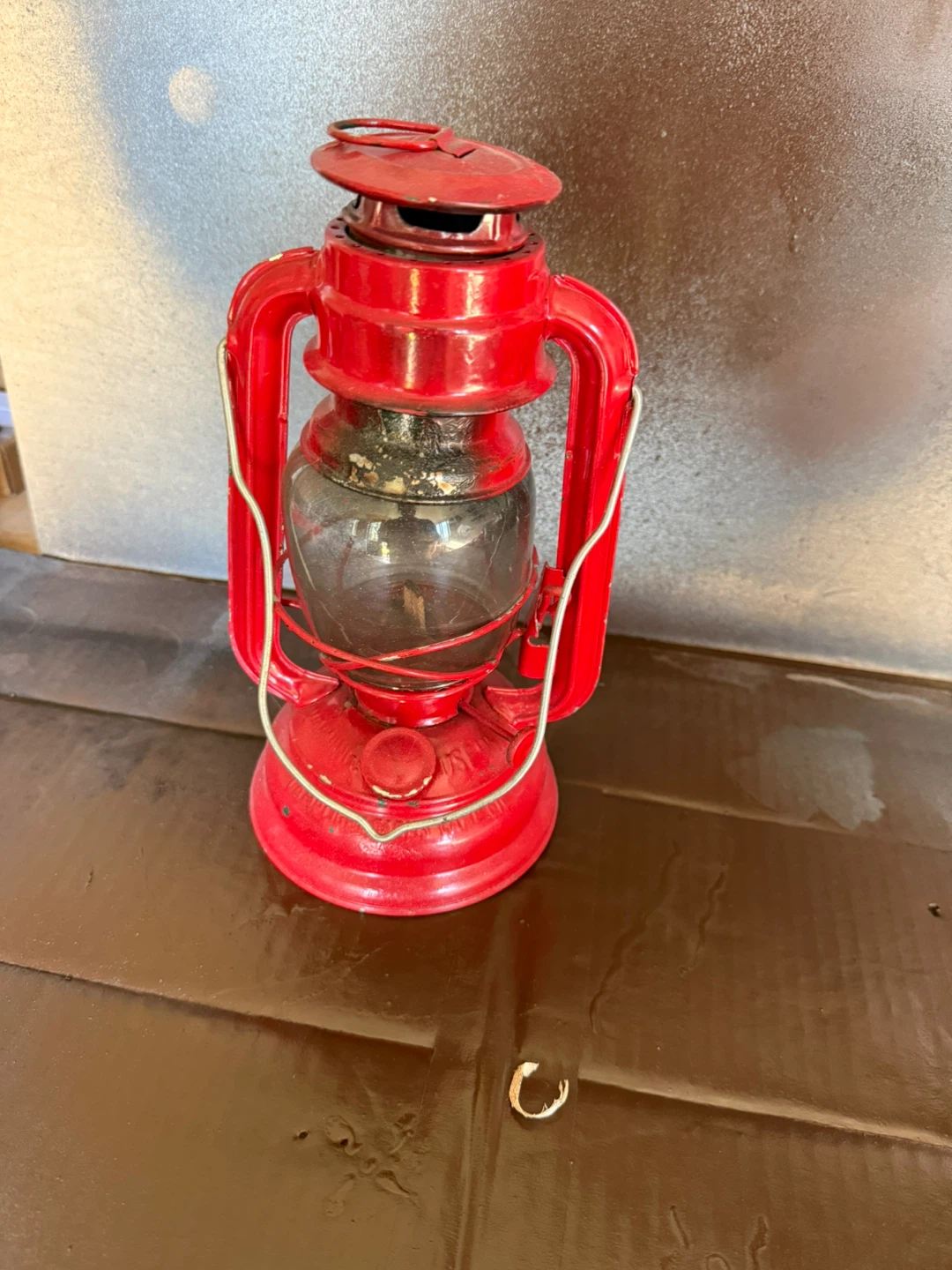 Red Hurricane Lantern