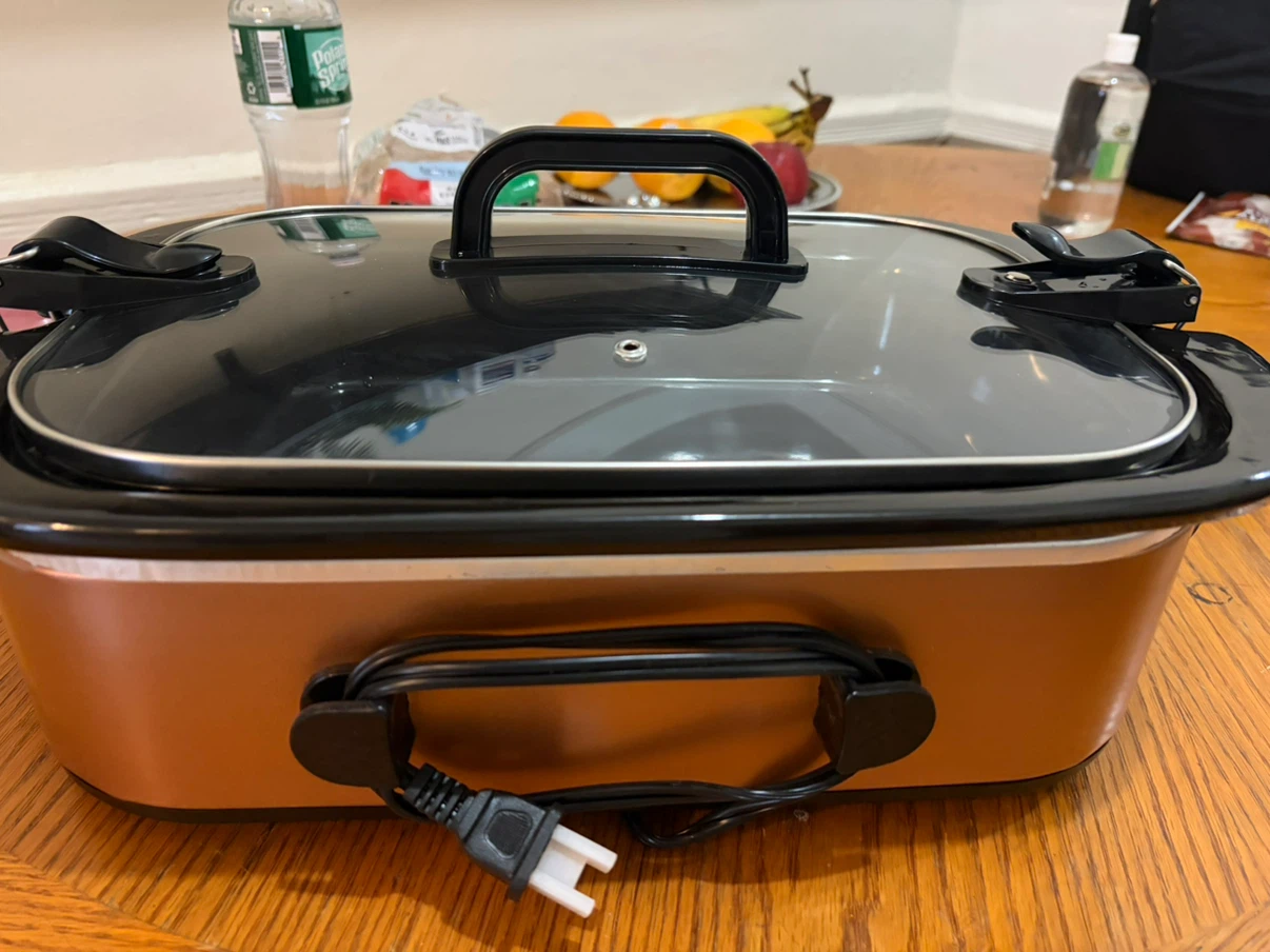 Copper Rectangular Electric Skillet - photo 3