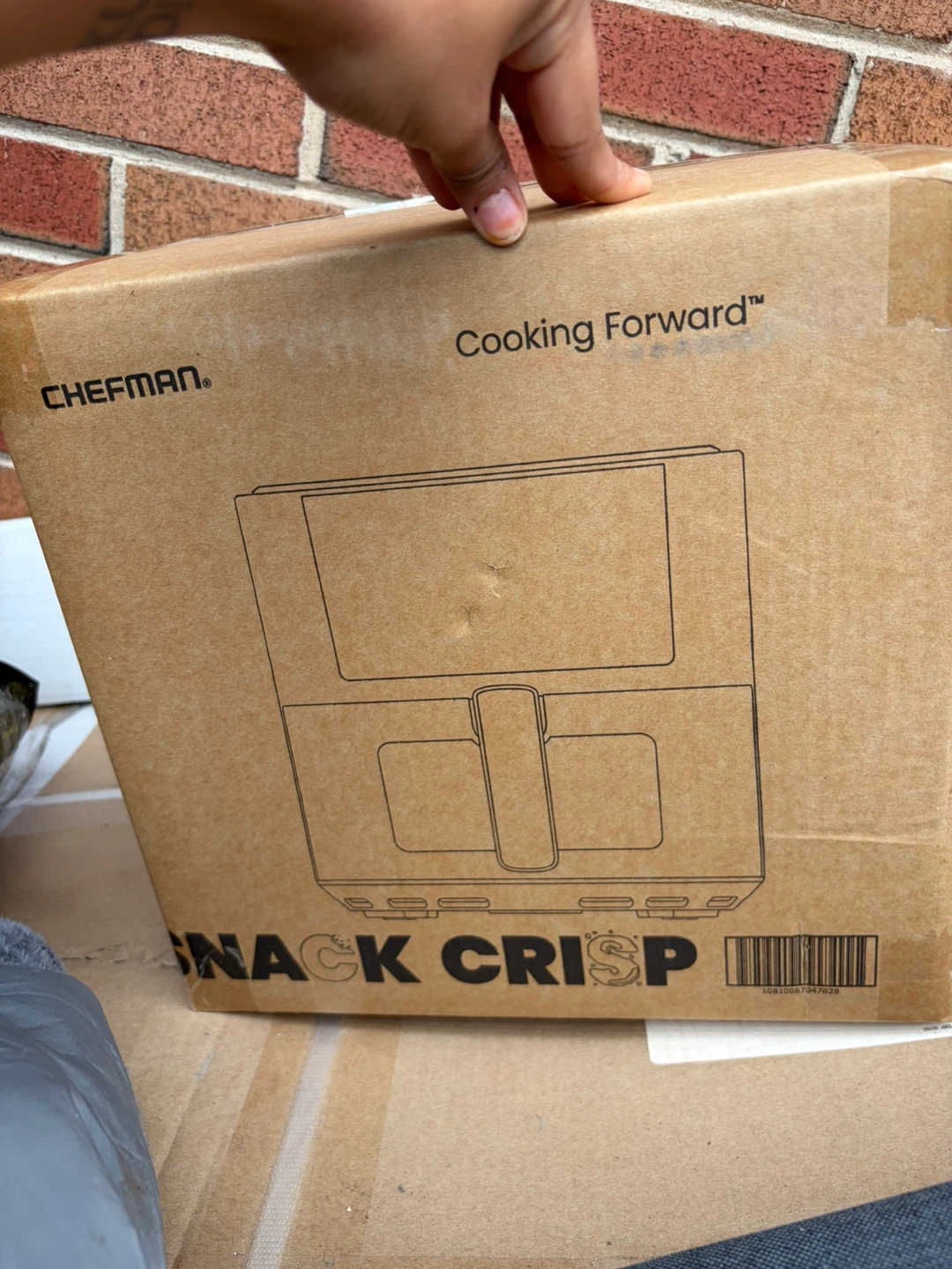 Chefman TurboFry Touch 4L Easy-View Air Fryer