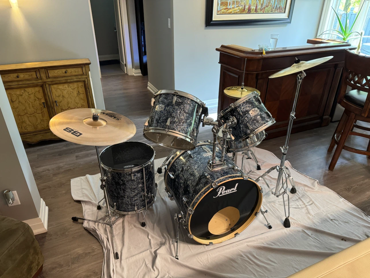 Pearl EXR Export Series Drum Set - Prism Blue