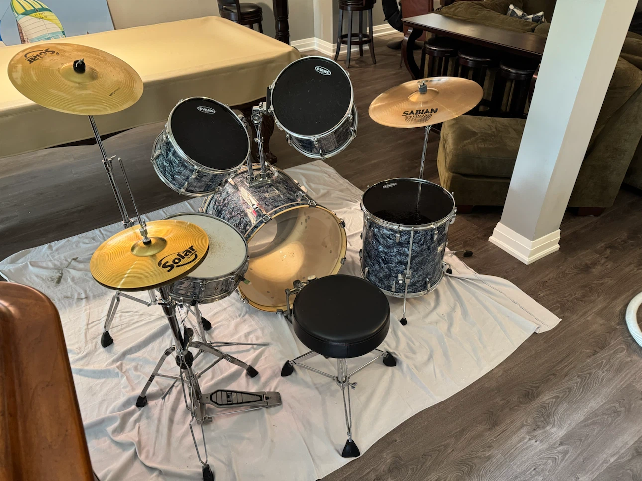 Pearl EXR Export Series Drum Set - Prism Blue - photo 3