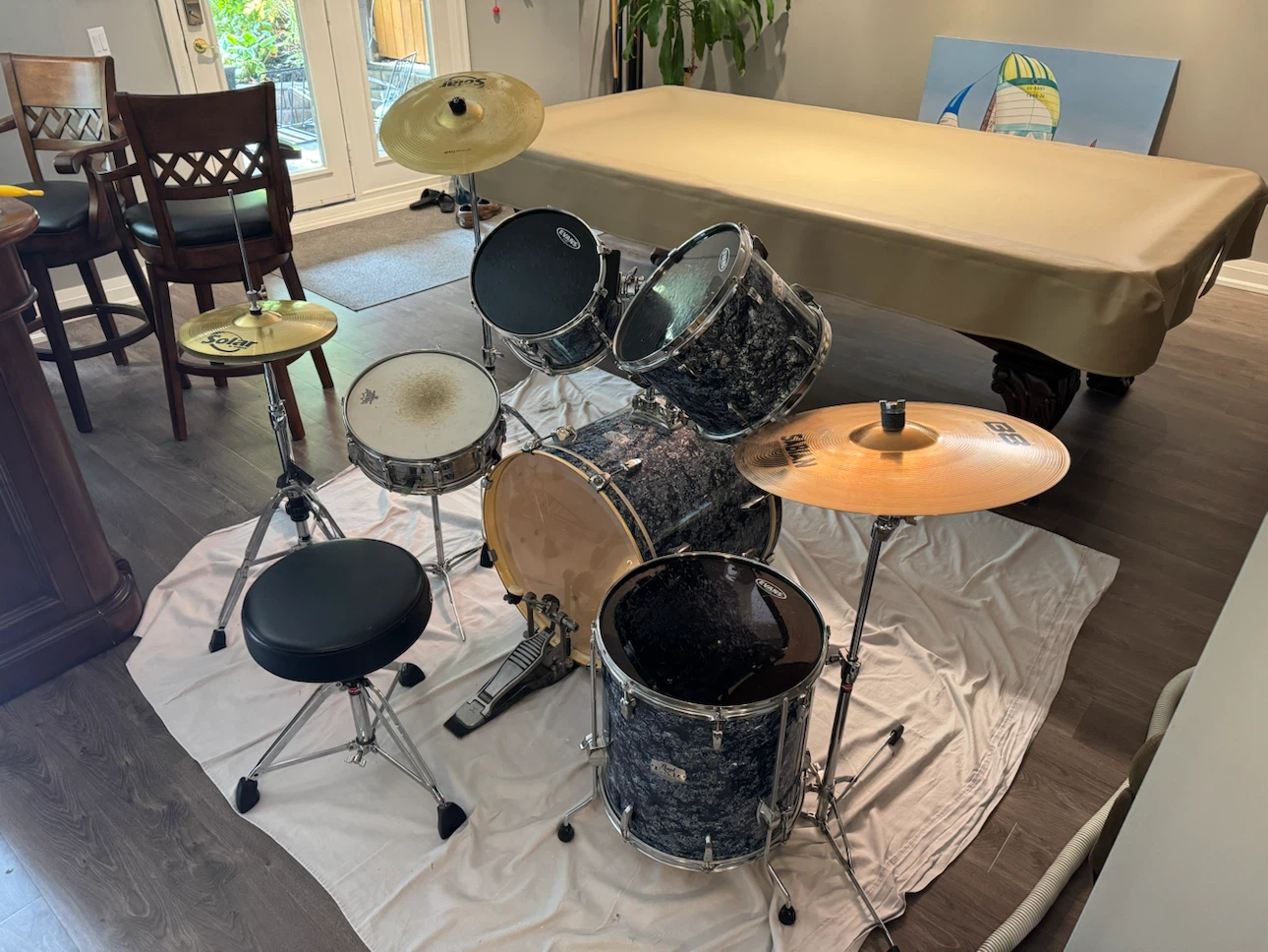 Pearl EXR Export Series Drum Set - Prism Blue - photo 4