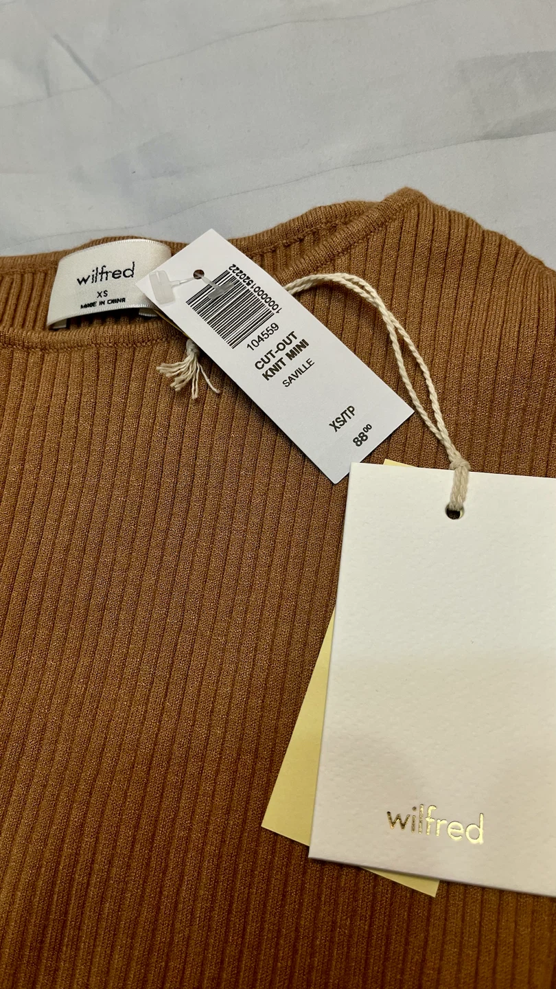 Wilfred Cut-Out Knit Dress - photo 3