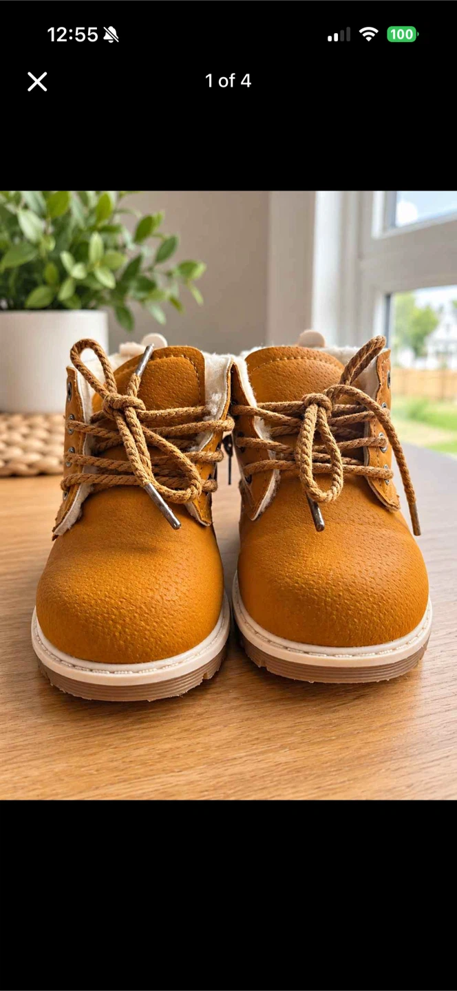 Toddler Mustard Yellow Boots