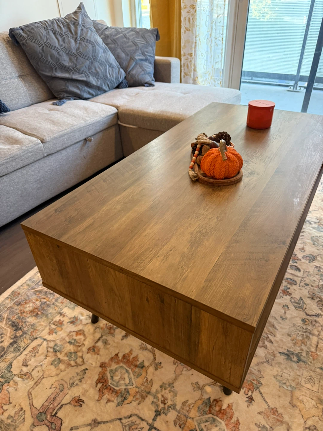 Modern Wood Grain Coffee Table - photo 2