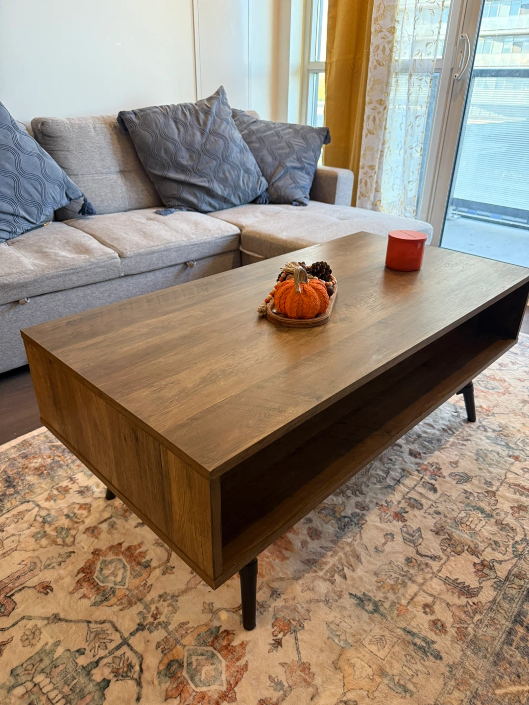 Modern Wood Grain Coffee Table - photo 3