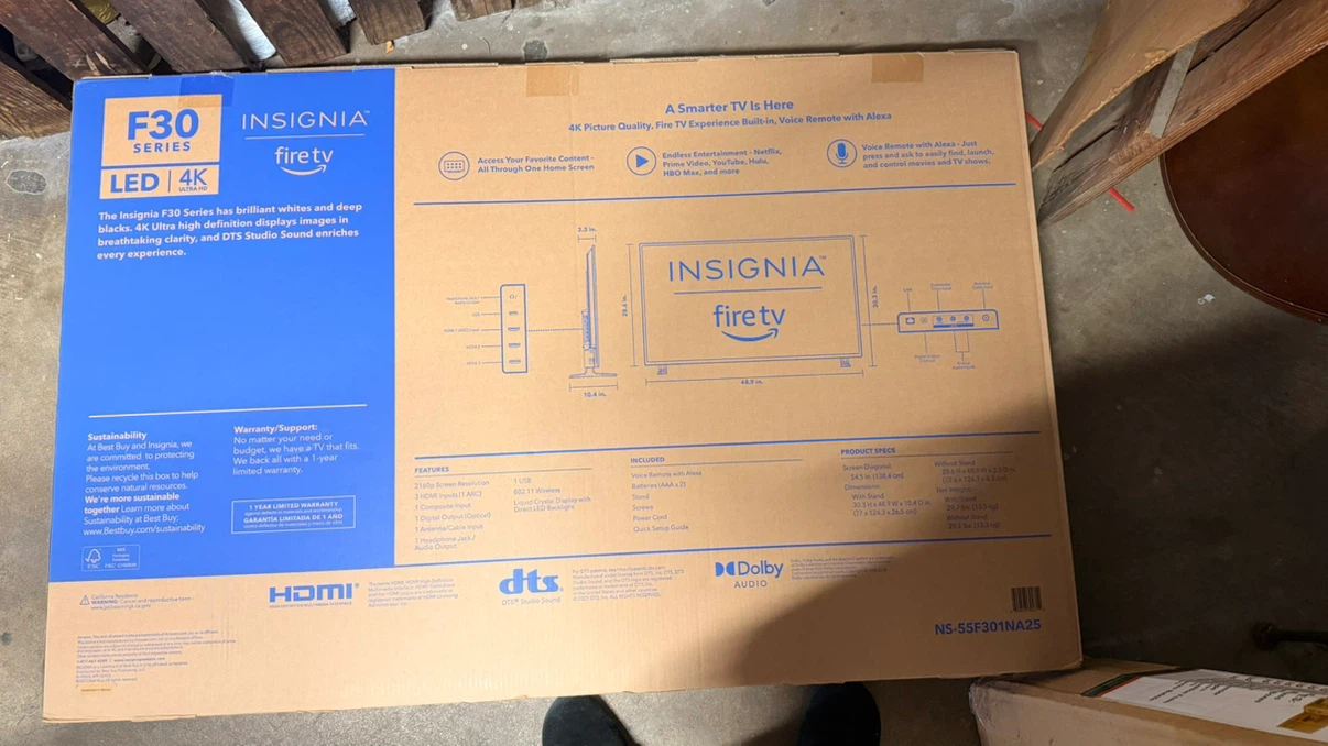Insignia 55-inch F30 Series 4K LED Fire TV - photo 2