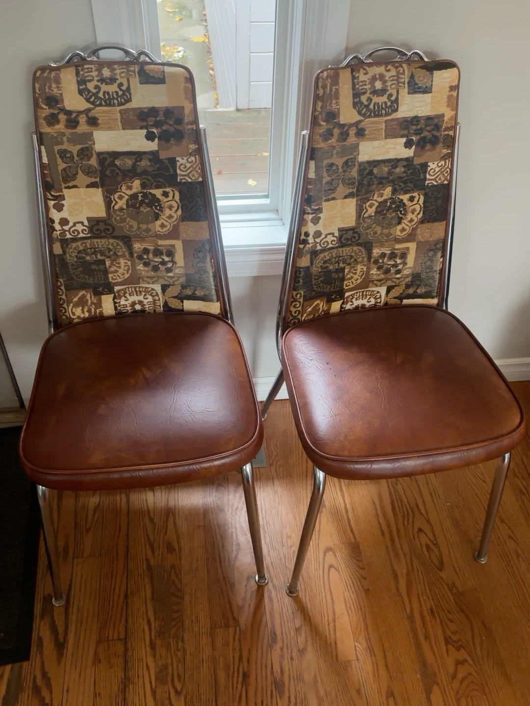 Two Vintage Ideal of Canada Dining Chairs