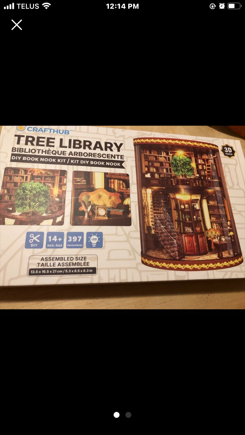 Crafthub Tree Library DIY Book Nook Kit