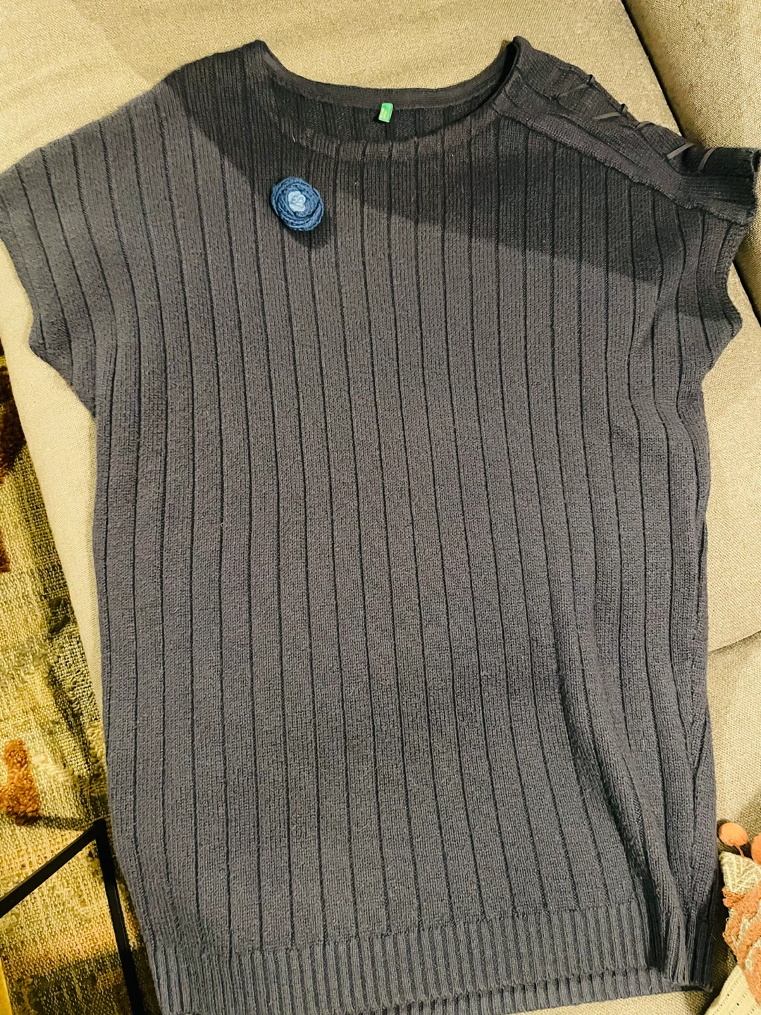 United Colors of Benetton Ribbed Knit Tunic - photo 2