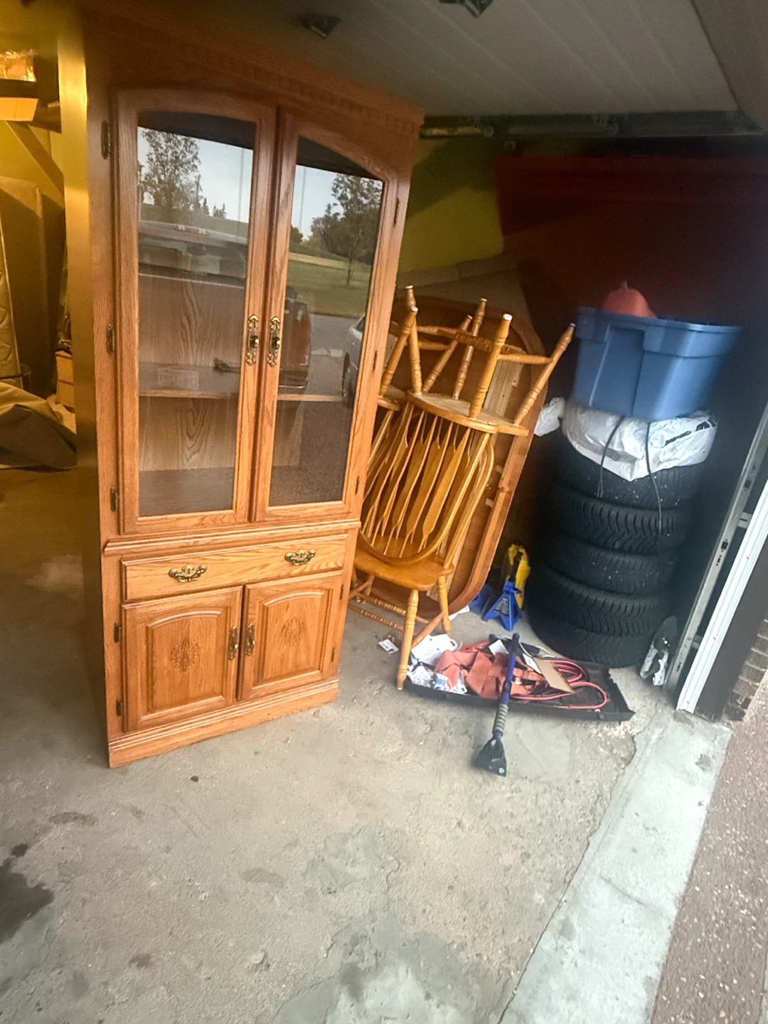 Oak China Cabinet