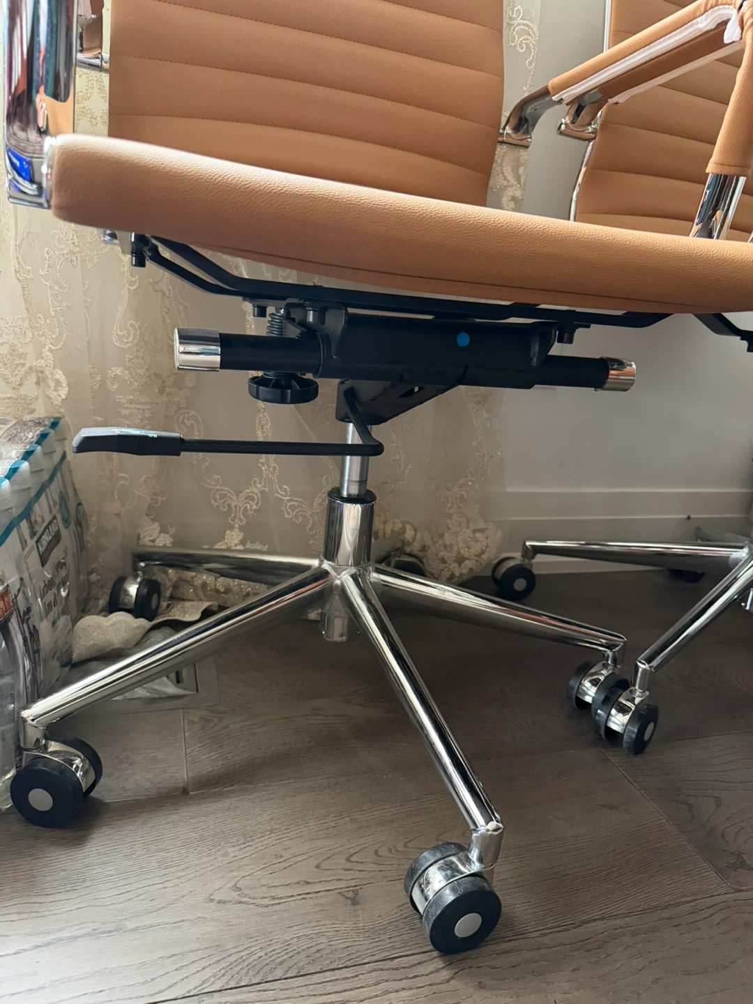 Two Tan Office Chairs - photo 2