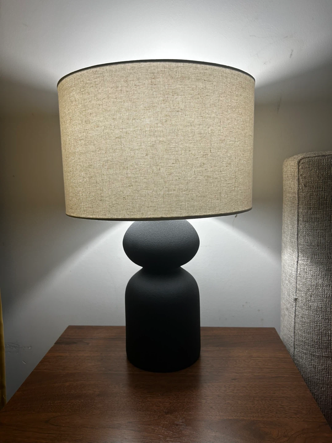 2 Black Table Lamps