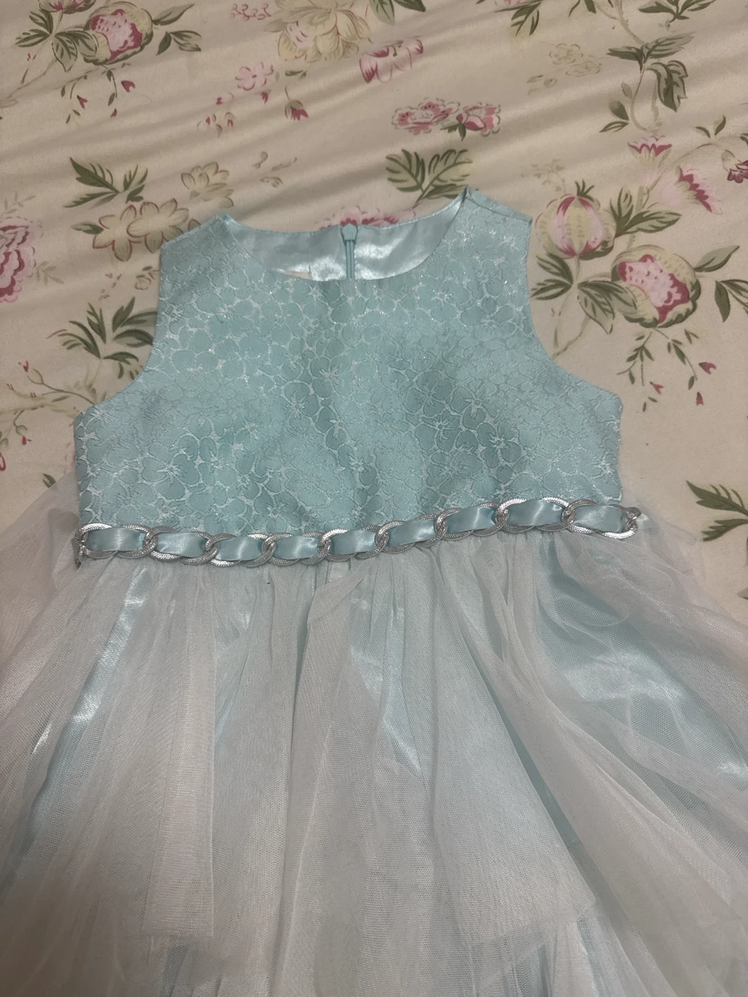 Girls light blue dress