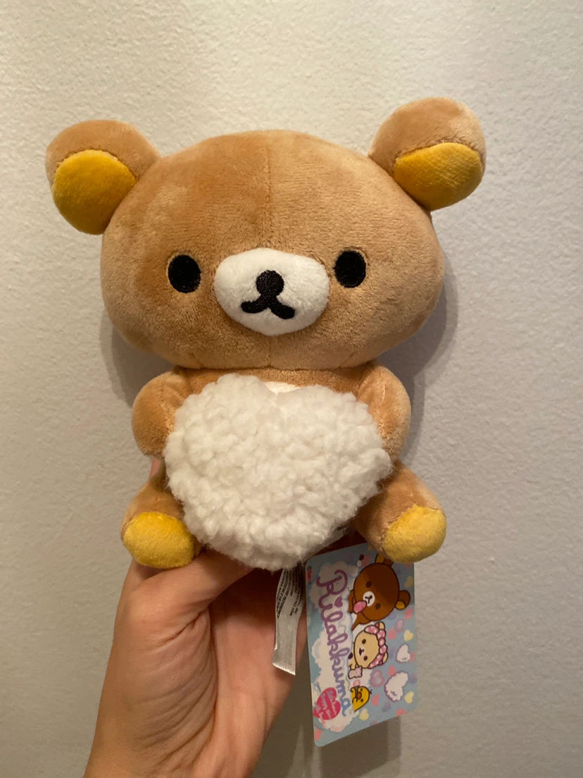 Rilakkuma Plush Toy with Heart