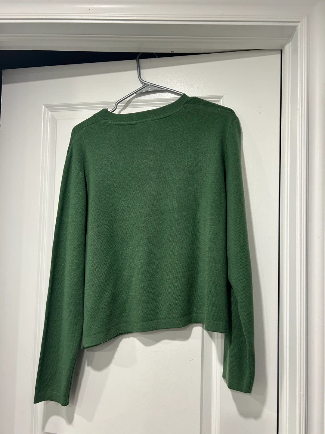 Suzy Shier Green Button-Up Cardigan Large - photo 2