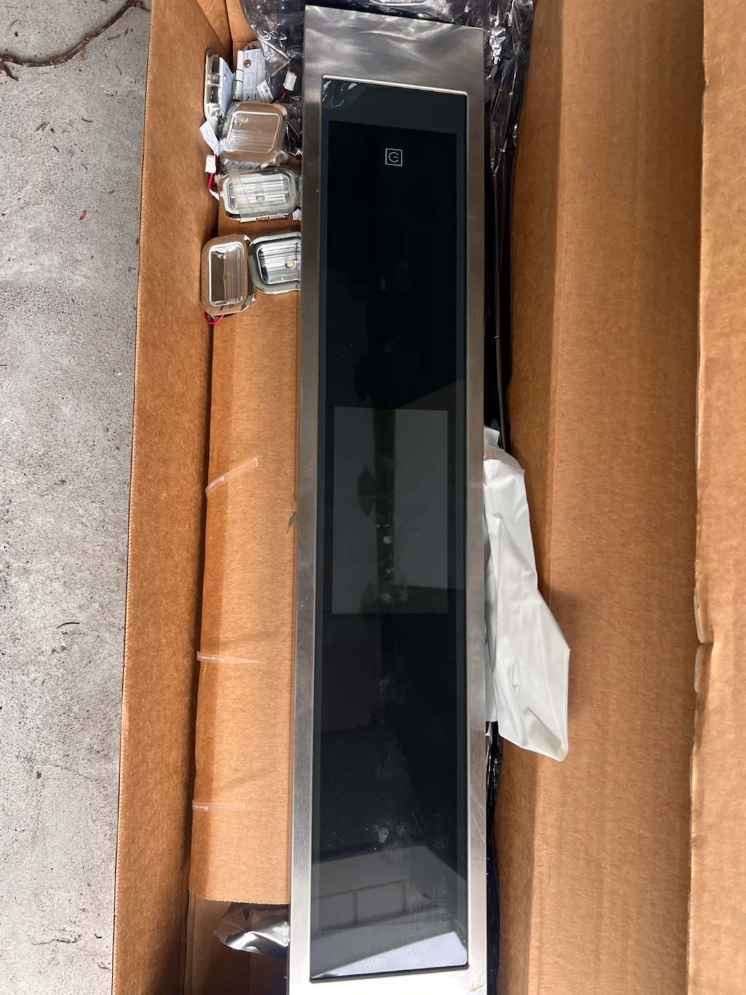 Whirlpool Glass Control Panel Assembly 30 inch