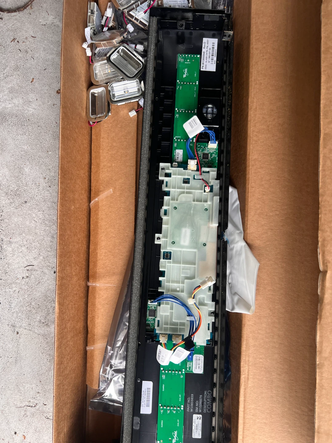 Whirlpool Glass Control Panel Assembly 30 inch - photo 2