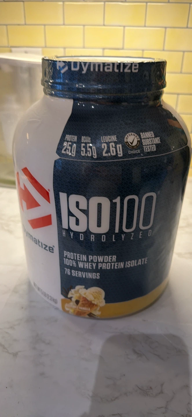 Dymatize ISO100 hydrolyzed protein powder in gourmet - photo 2