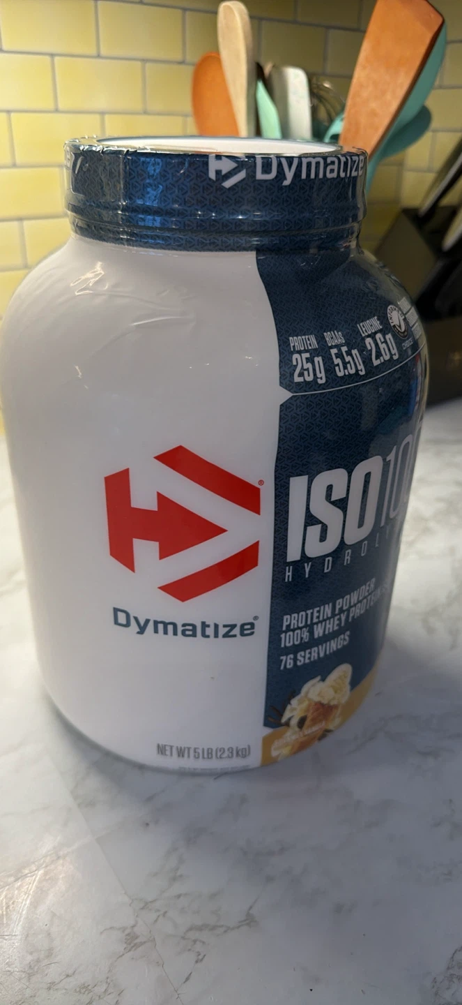 Dymatize ISO100 hydrolyzed protein powder in gourmet - photo 3