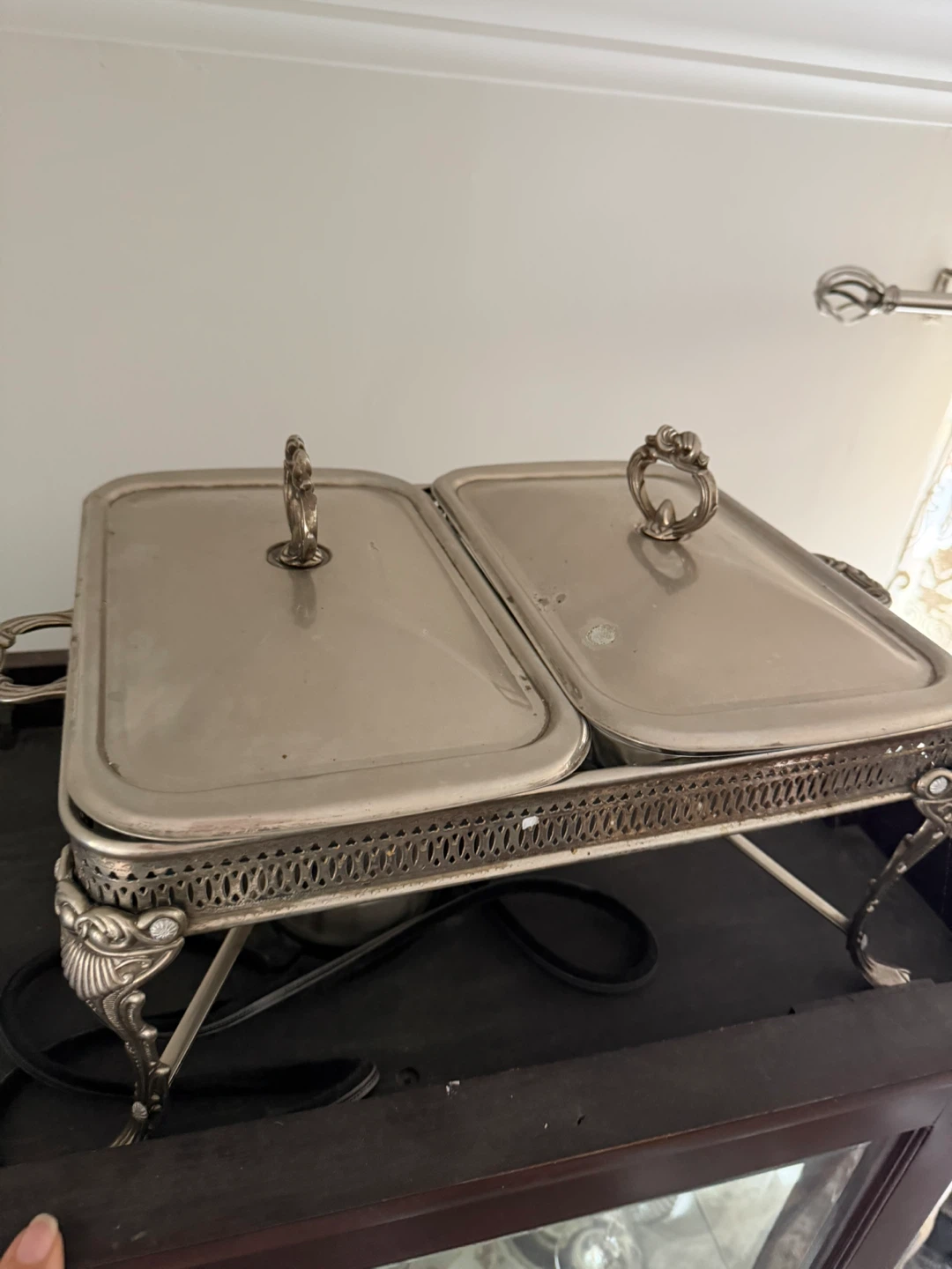 Double Buffet Server with Tea Light Warmers - photo 2