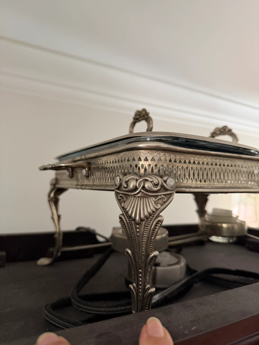 Double Buffet Server with Tea Light Warmers - photo 3