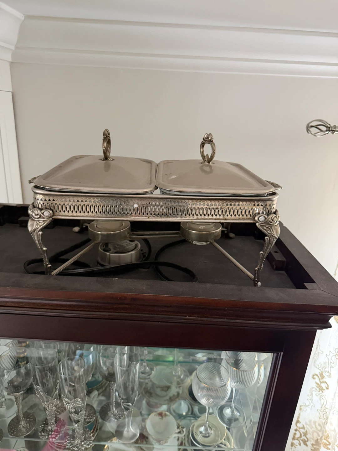 Double Buffet Server with Tea Light Warmers - photo 4