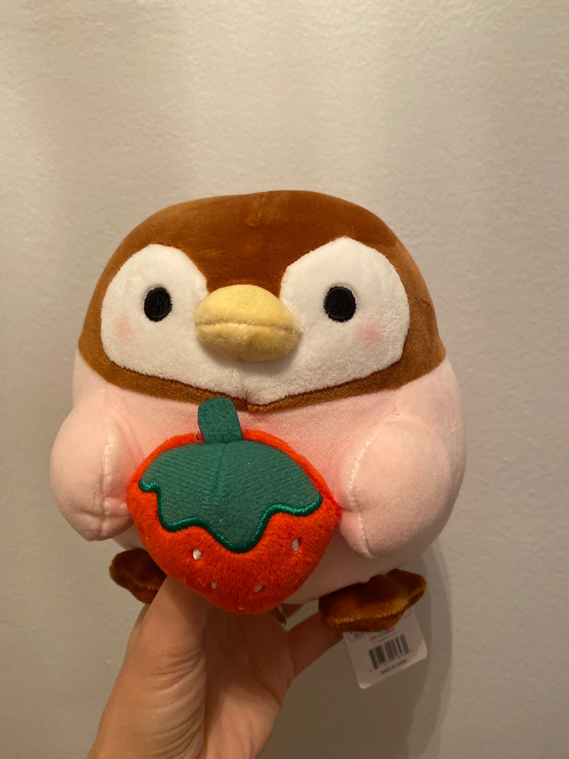 Takarajimasha Penguin Strawberry Plush