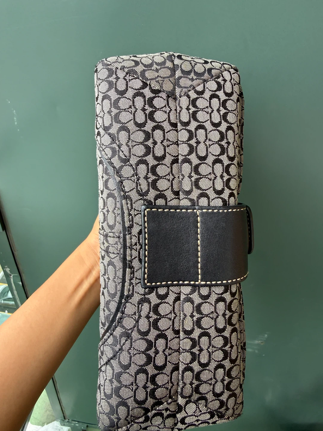 Coach black soho flap canvas bag - photo 3