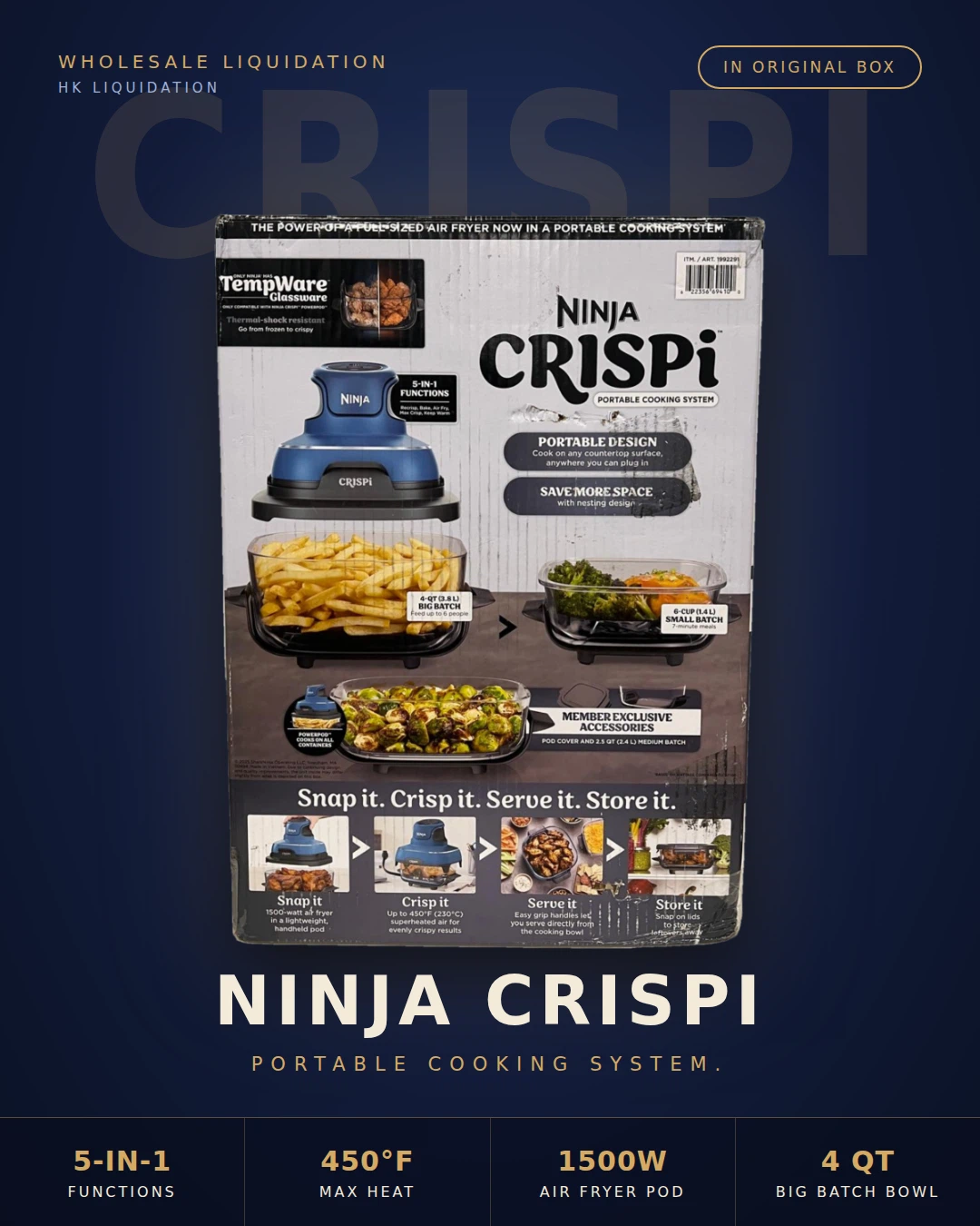 Ninja Crispi Portable Cooking System