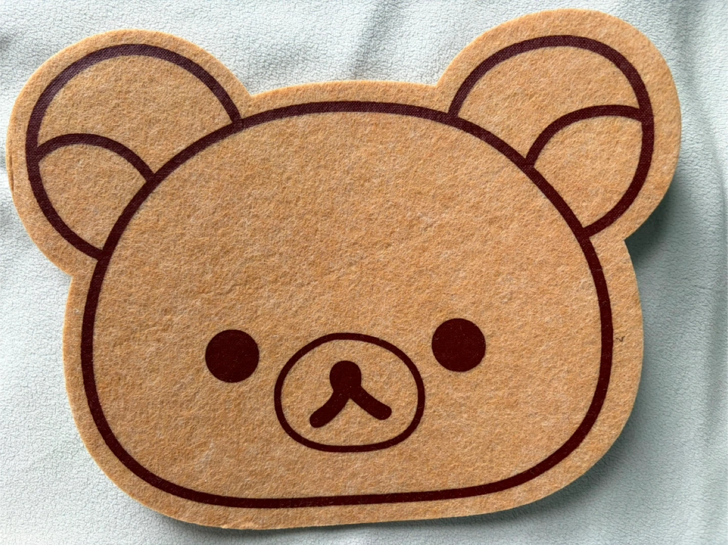 New Rilakkuma Felt Bowed Poster Wall Plus Plushie Pillow Soft - photo 4