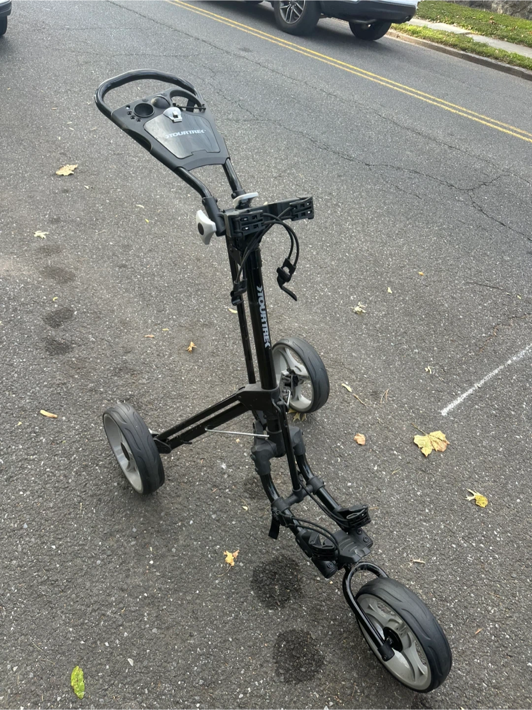 TourTrek 3-Wheel Golf Push Cart