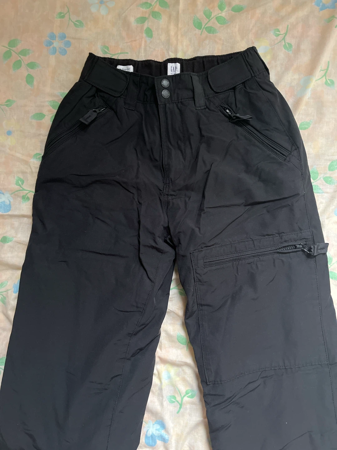 Gap Kids Size 14 Regular Black Snow Pants