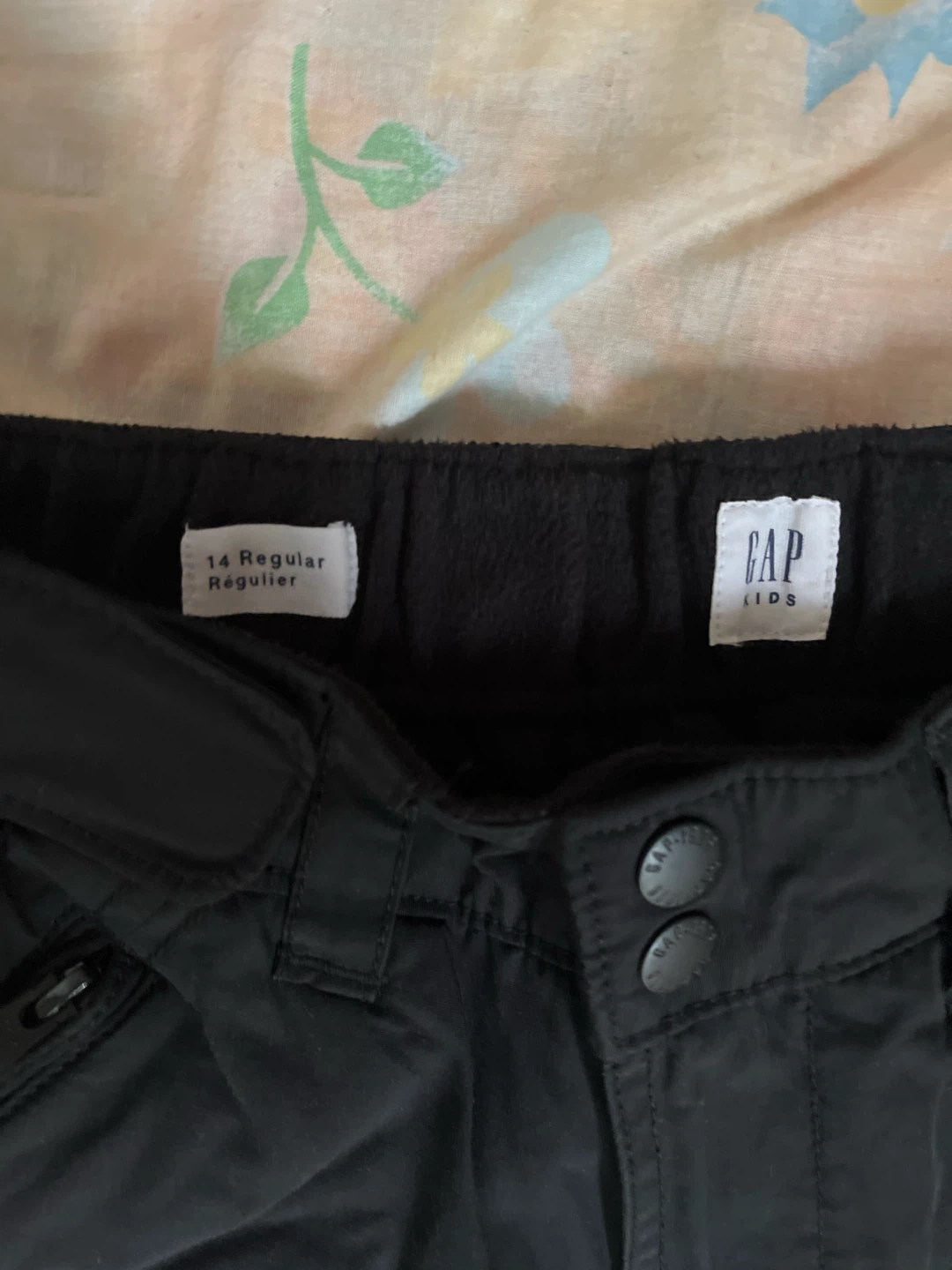 Gap Kids Size 14 Regular Black Snow Pants - photo 4