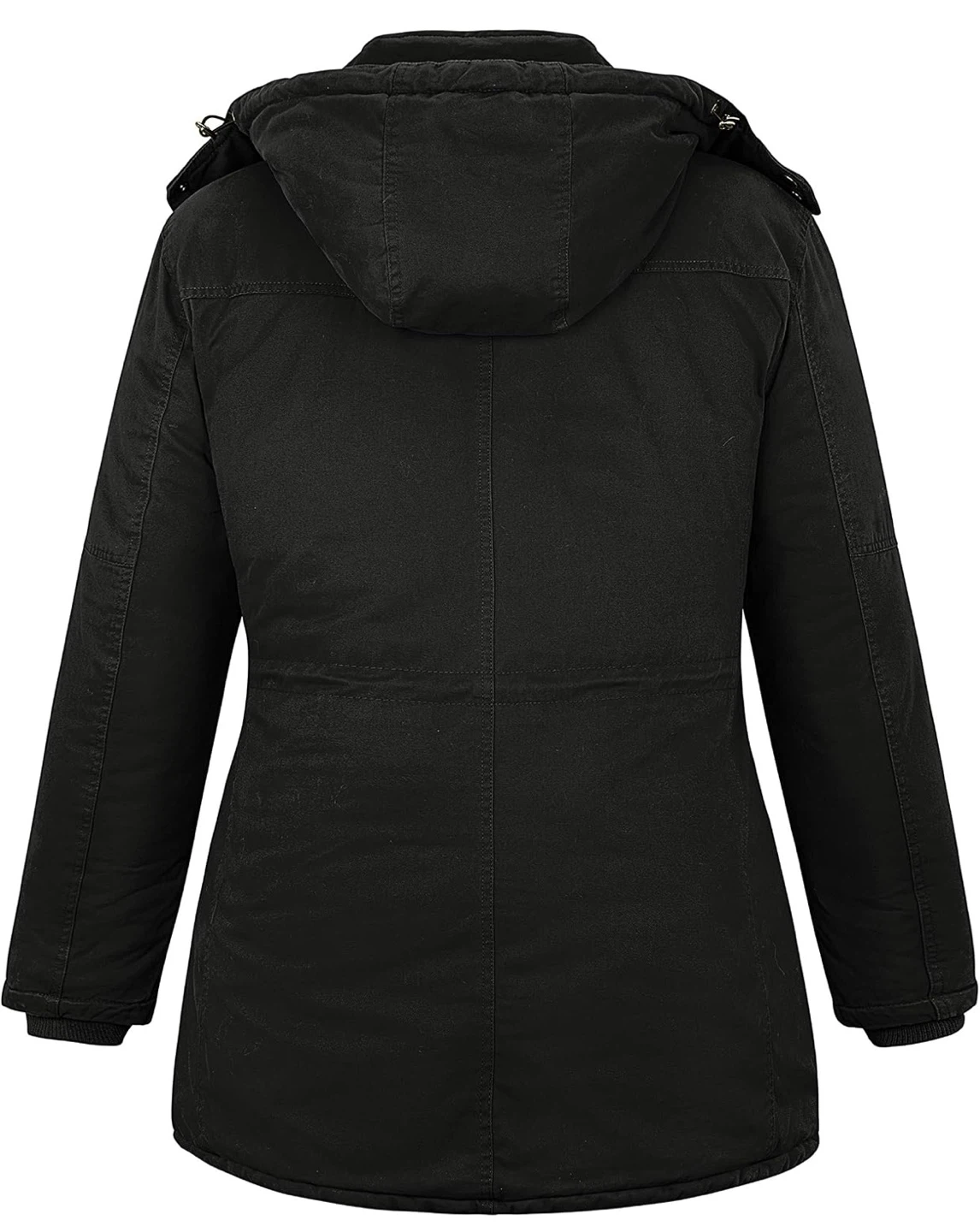 SoulLarge black hooded winter parka, size 4X - photo 3